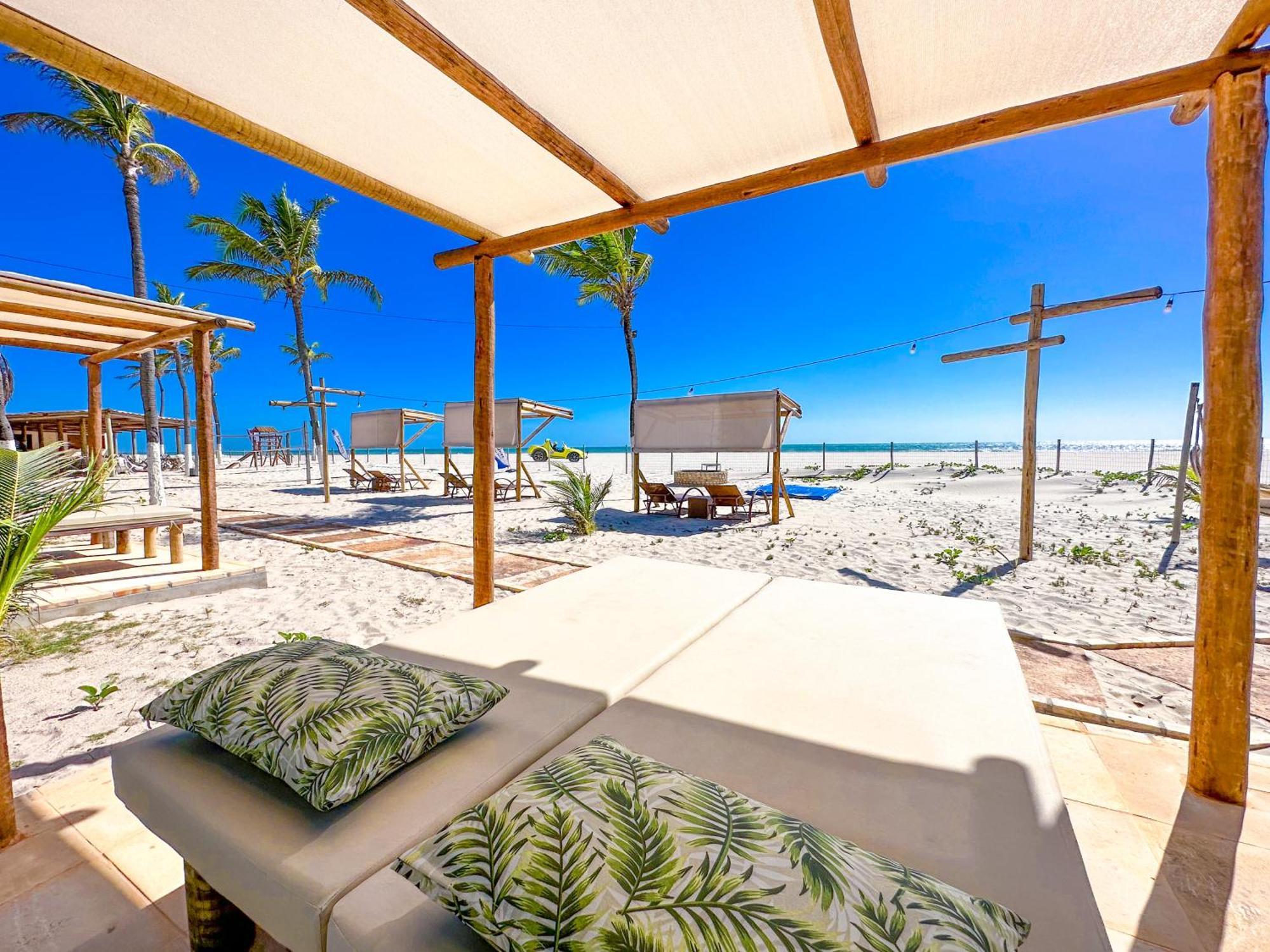 Jangadeiro Praia Hotel Resort - Pe Na Areia Акирас Экстерьер фото